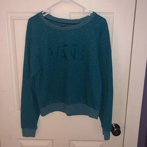 Vans teal sweatshirt